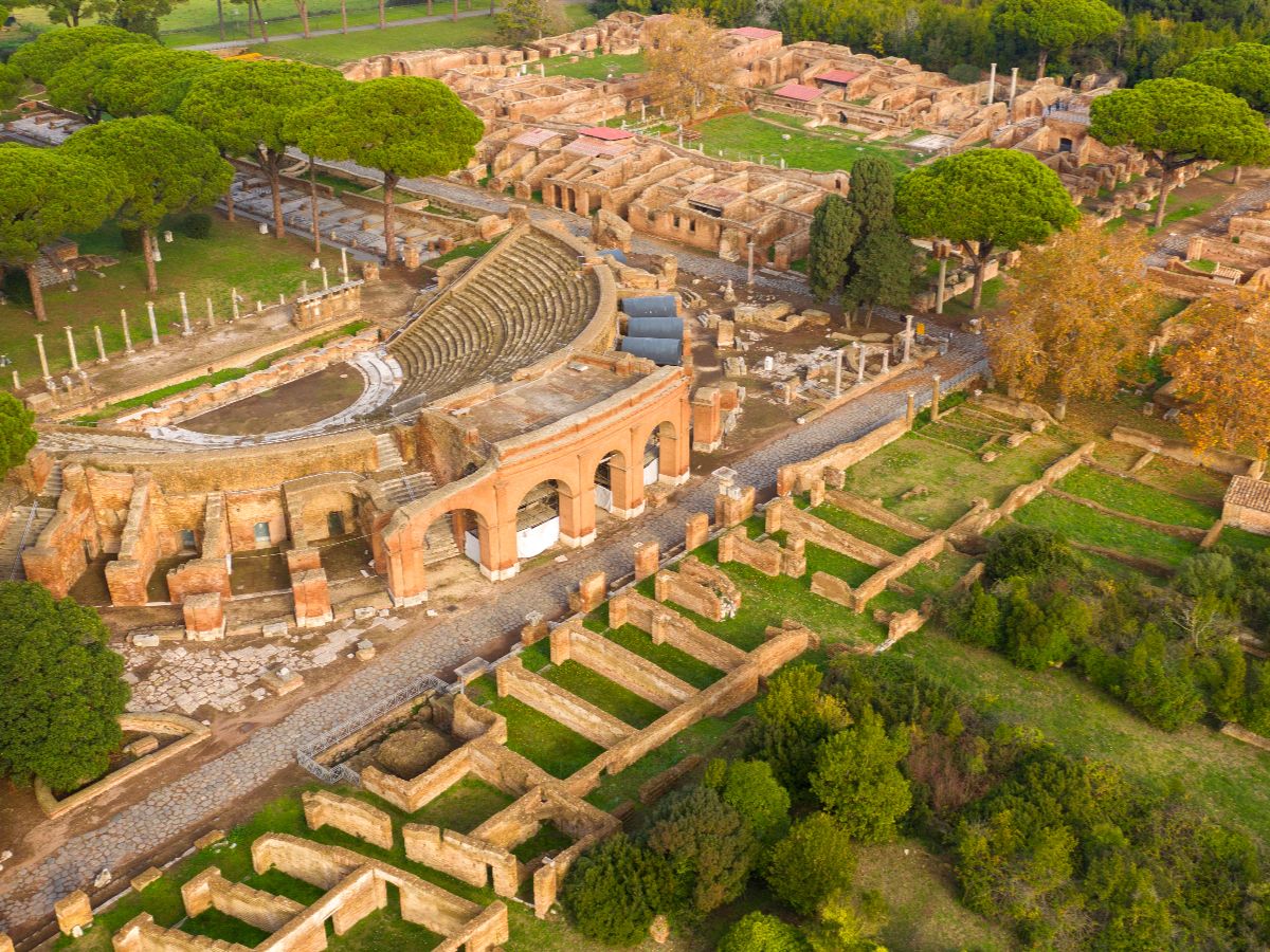 Ancient Ostia view