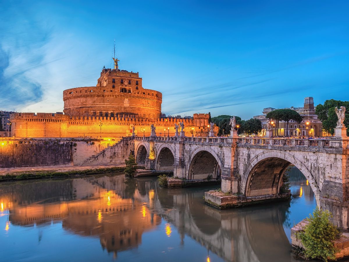 Castel S. Angelo at sunset