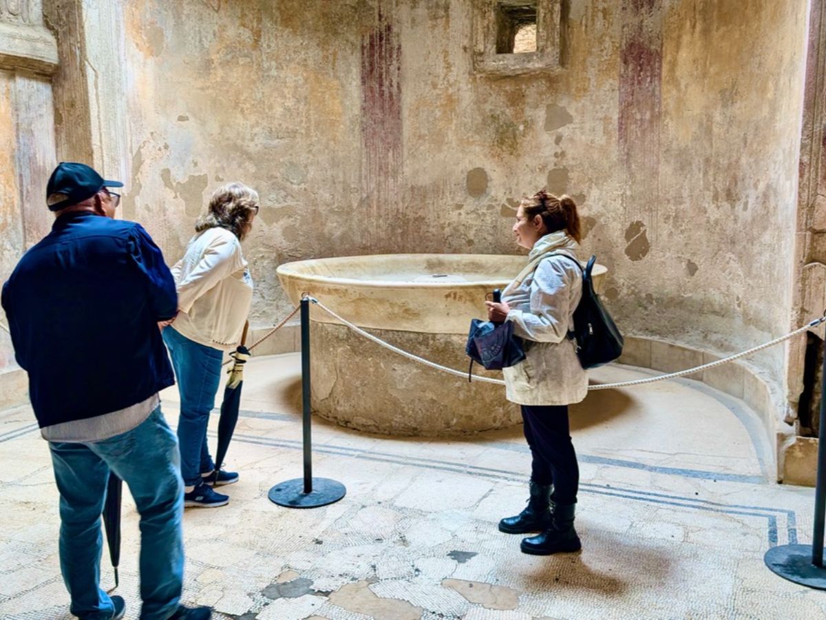 guided visit in pompeii