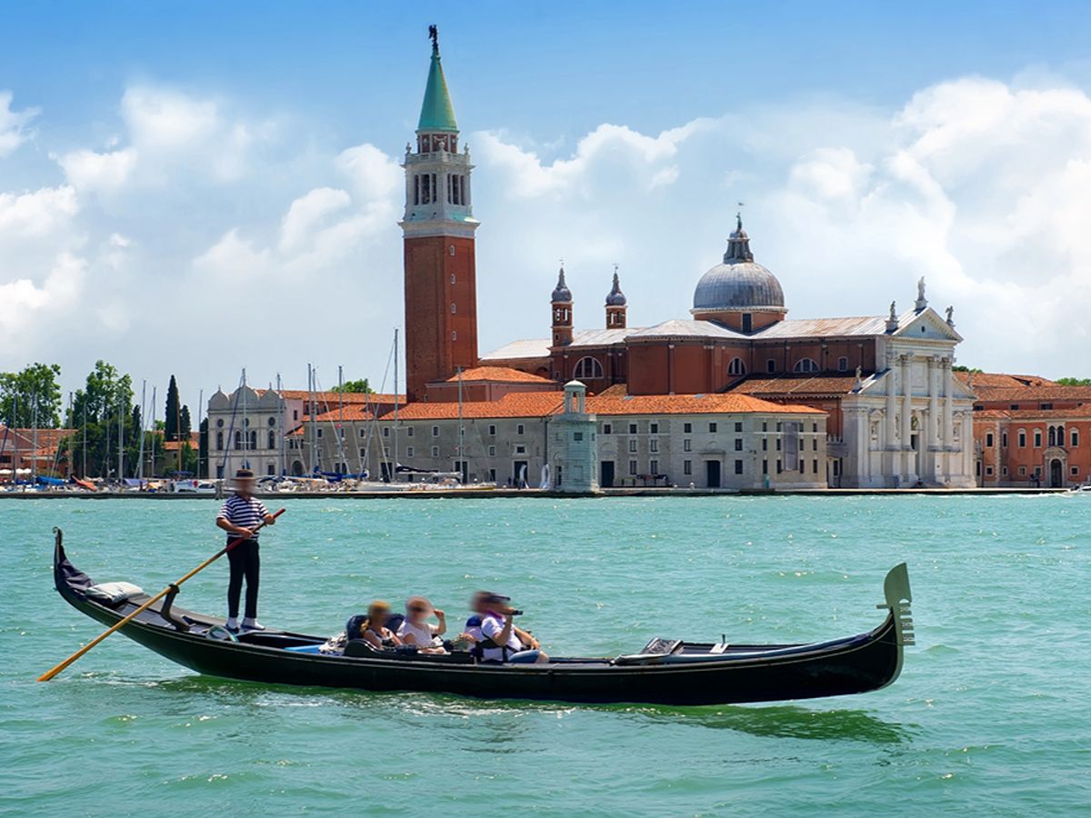 Gondola ride with St. Mark's Bell Tower
