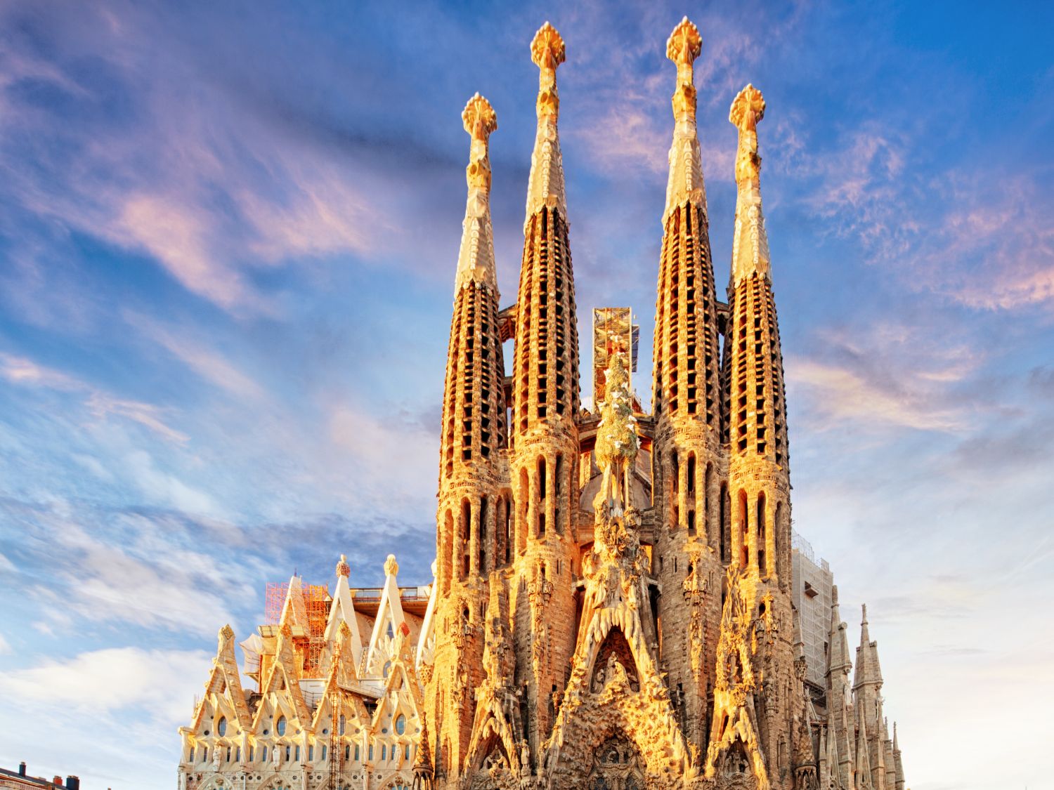 sagrada familia panoramic view